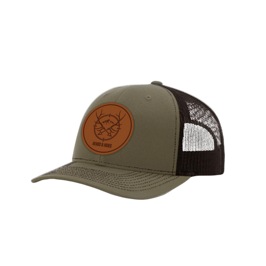 Leather Patch Trucker Hat