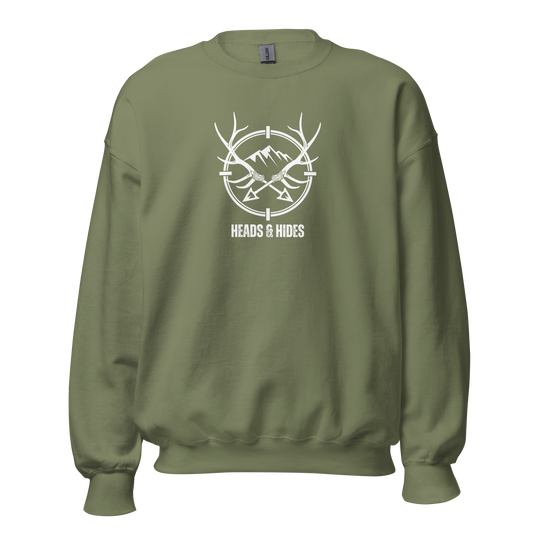 Heads & Hides - Adult Crewneck Sweatshirt