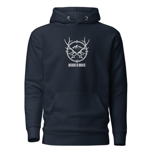 Heads & Hides - Embroidered Unisex Hoody