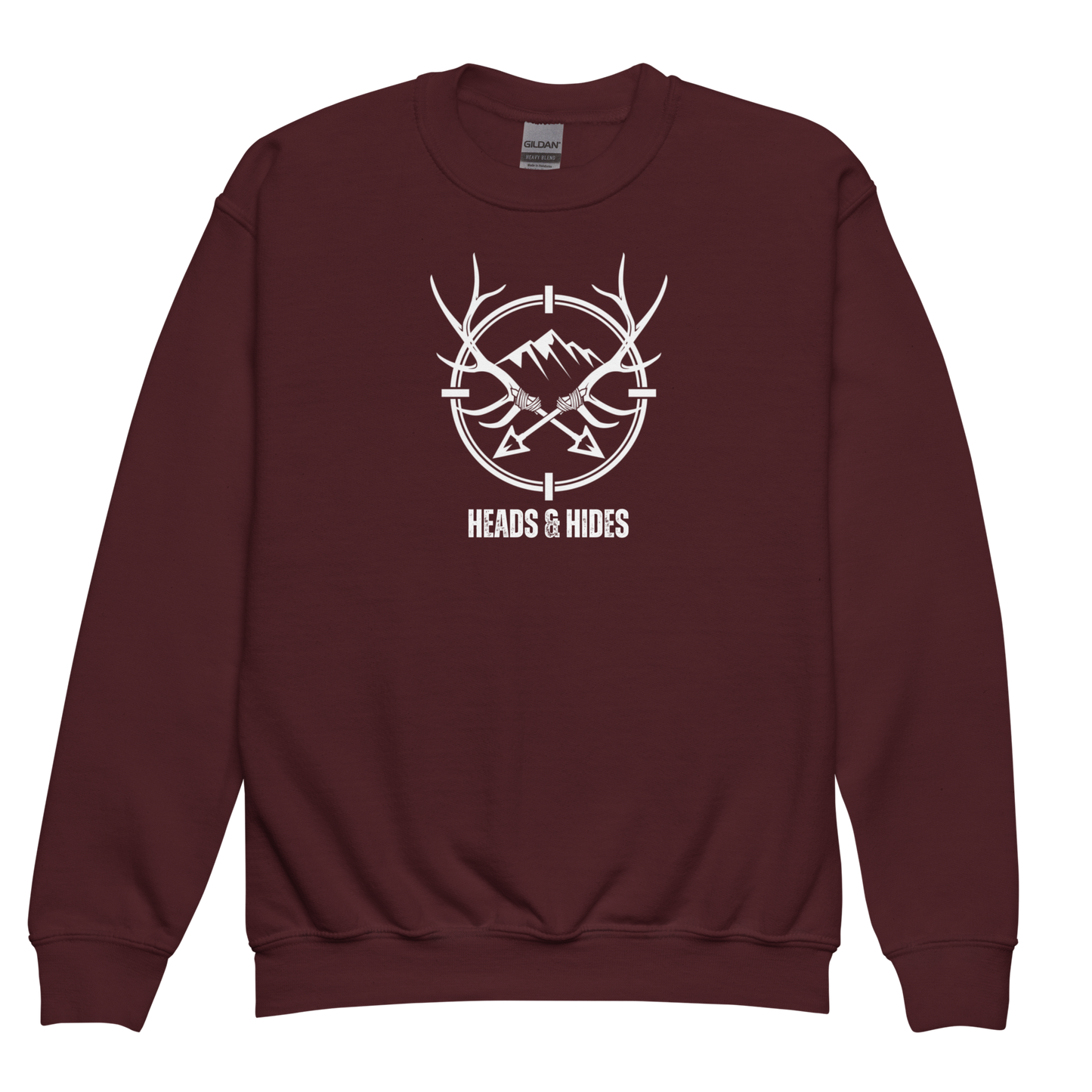 Heads & Hides - Youth Crewneck Sweatshirt
