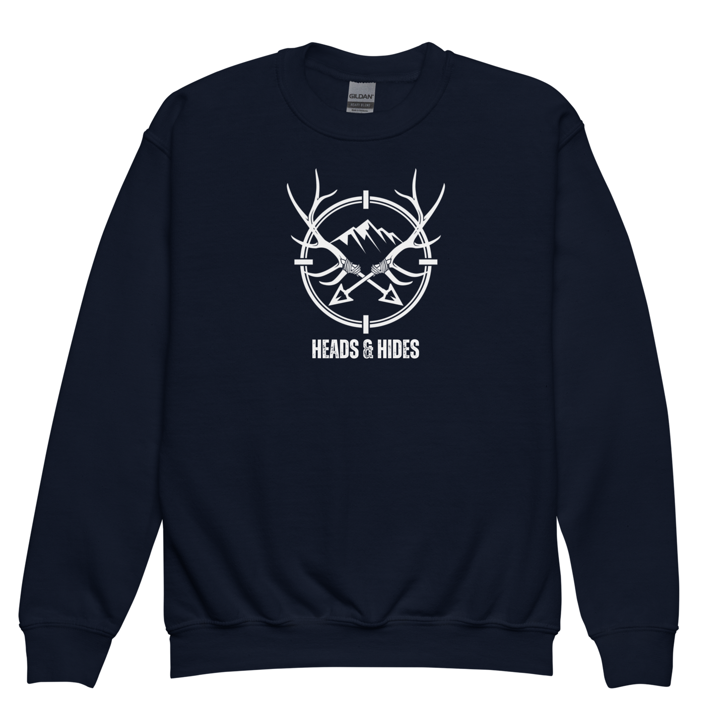 Heads & Hides - Youth Crewneck Sweatshirt