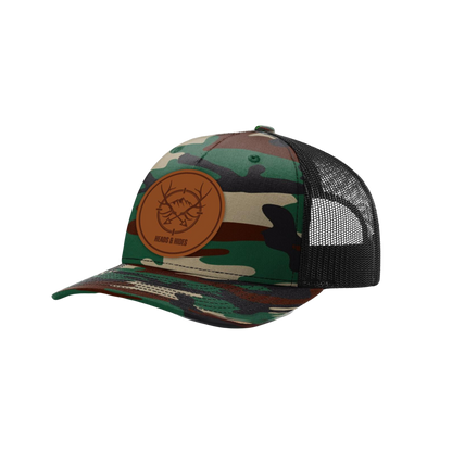 Leather Patch Trucker Hat