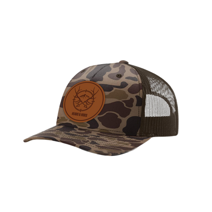 Leather Patch Trucker Hat