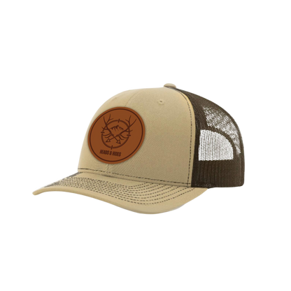 Leather Patch Trucker Hat