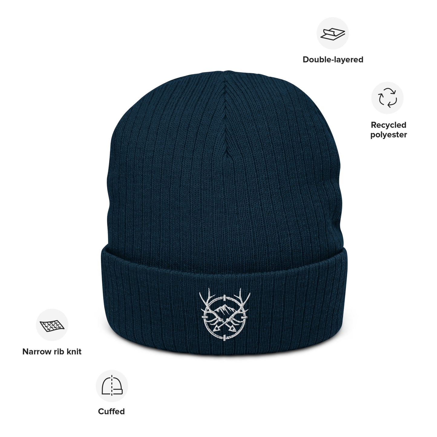 Heads & Hides - Ribbed Knit Beanie