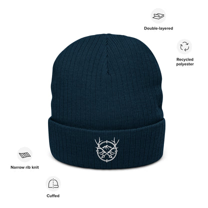 Heads & Hides - Ribbed Knit Beanie