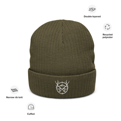 Heads & Hides - Ribbed Knit Beanie
