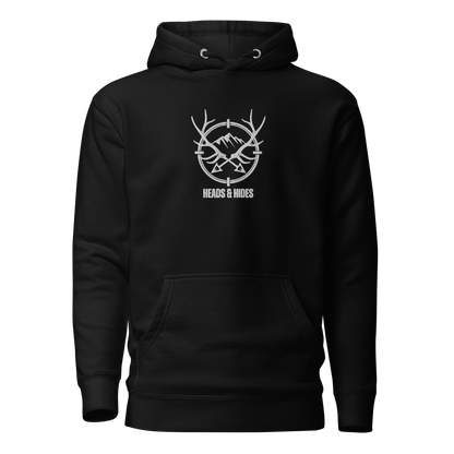 Heads & Hides - Embroidered Unisex Hoody