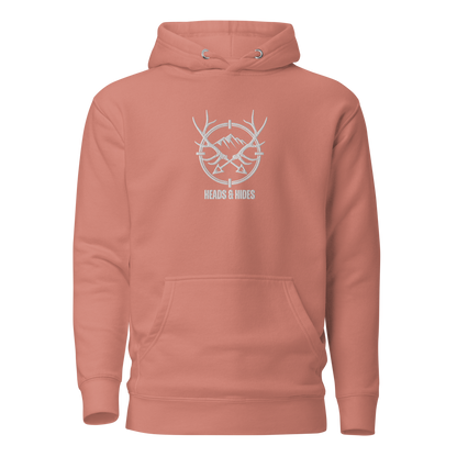 Heads & Hides - Embroidered Unisex Hoody