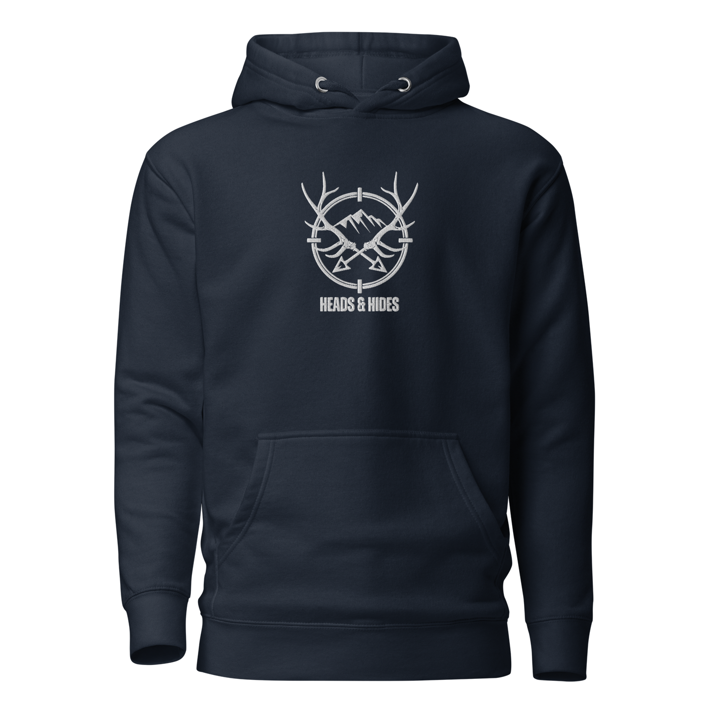 Heads & Hides - Embroidered Unisex Hoody