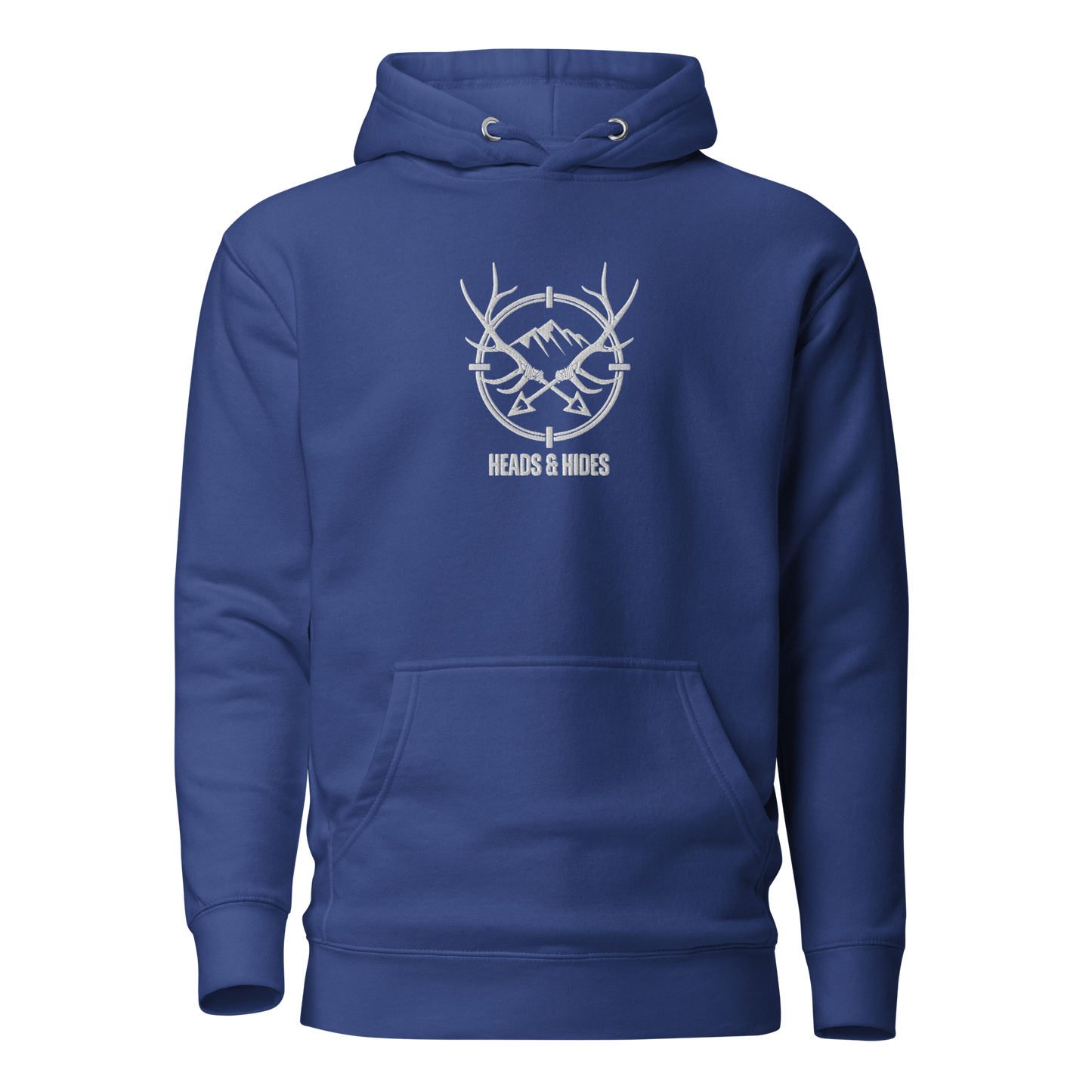 Heads & Hides - Embroidered Unisex Hoody