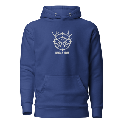 Heads & Hides - Embroidered Unisex Hoody