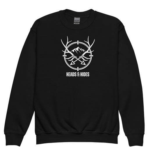 Heads & Hides - Youth Crewneck Sweatshirt